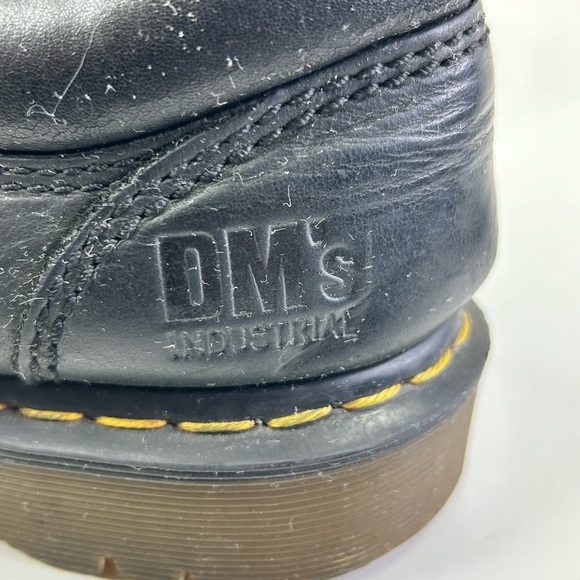 Dr. Martens Doc Shoes Mens 11 0071 Black Leather Anti-Static Steel Toe Work - Picture 9 of 14